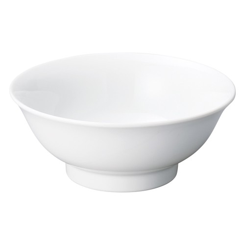 A0104-511 UW白中華 6.5反高台丼|業務用食器カタログ陶里30号