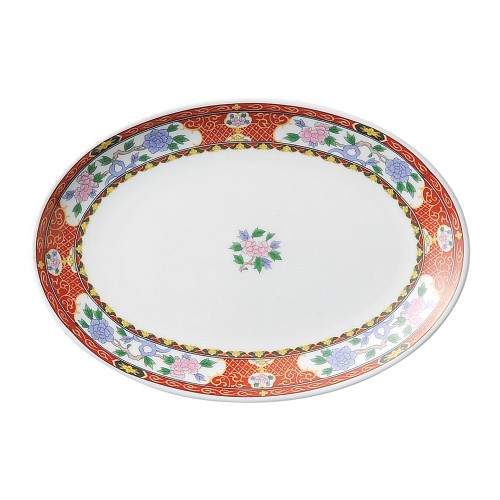 A0208-181 紅華祥 9吋メタプラター|業務用食器カタログ陶里30号