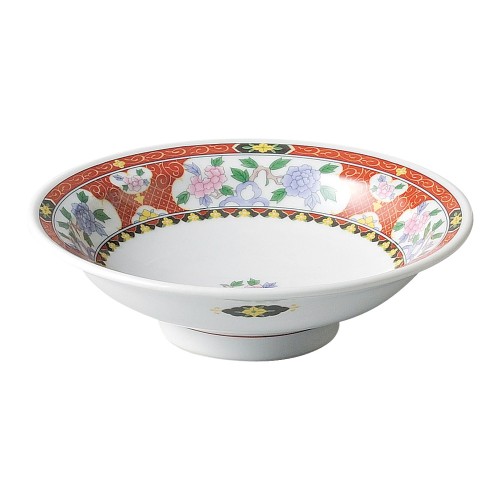 A0209-181 紅華祥 7.0高台皿|業務用食器カタログ陶里30号