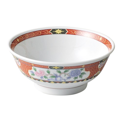 A0212-181 紅華祥 6.5反高台丼|業務用食器カタログ陶里30号