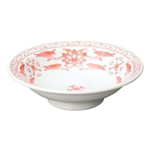 A0406-121 紅蘭 6.0丸高台丼|業務用食器カタログ陶里30号