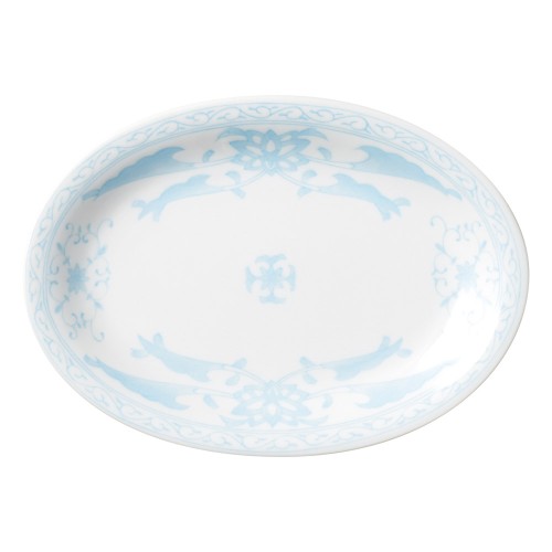 A0407-121 青蘭 小判皿|業務用食器カタログ陶里30号