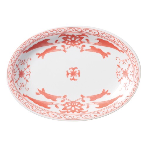 A0408-121 紅蘭 小判皿|業務用食器カタログ陶里30号