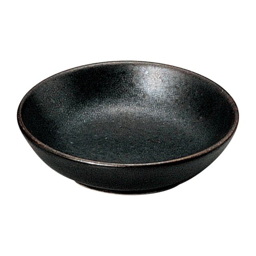 A0507-641 黒海 タレ皿|業務用食器カタログ陶里30号