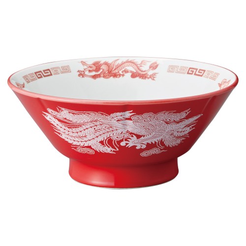 A0633-051 アカ白竜 7.0切立高台丼|業務用食器カタログ陶里30号