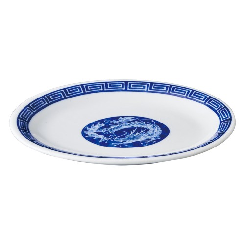 A0666-651 昇龍 8吋小判皿|業務用食器カタログ陶里30号