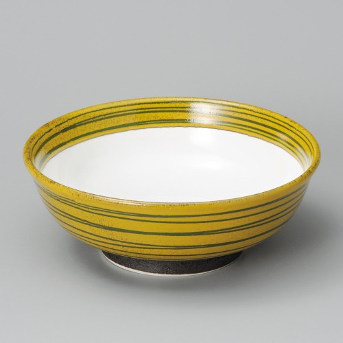 A0823-161 黄柚子7.0腰張丼|業務用食器カタログ陶里30号