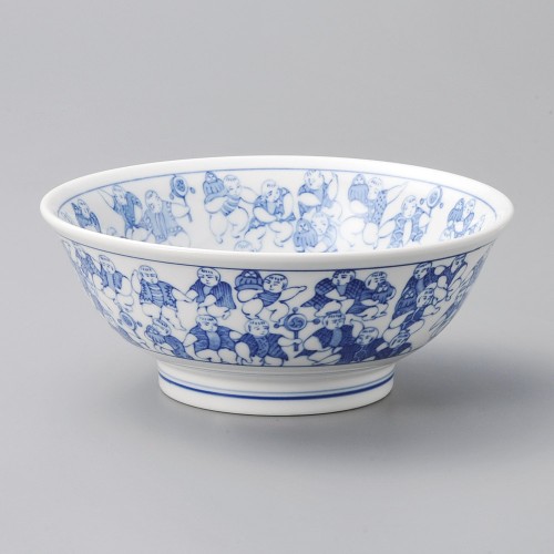 A1116-641 百人唐子6.8反高台丼|業務用食器カタログ陶里30号
