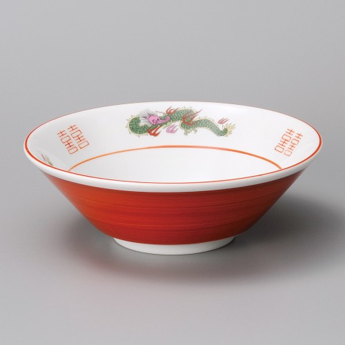 A1216-161 朱巻三ツ竜6.3切立丼|業務用食器カタログ陶里30号