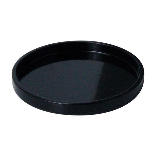 A4732-501 木製わっぱ丸トレイカシュー黒塗 φ12|業務用食器カタログ陶里30号