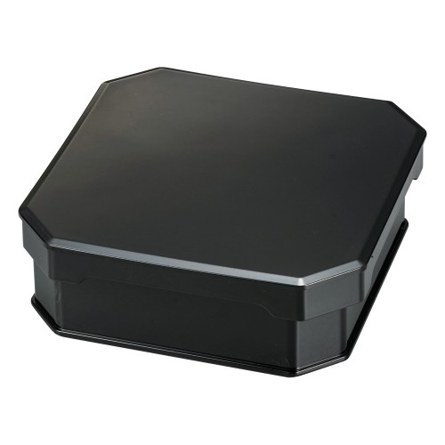 A6212-761 総黒75大徳寺弁当(親蓋)|業務用食器カタログ陶里30号