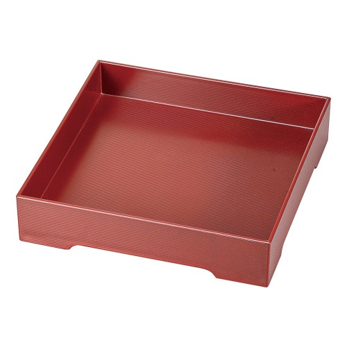 A6242-761 総茜朱85高足弁当(親)|業務用食器カタログ陶里30号
