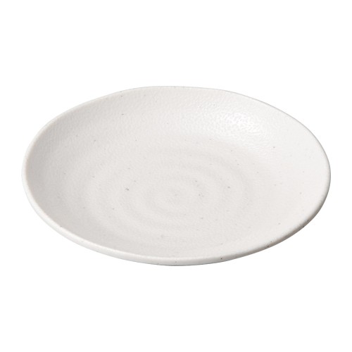 A7826-561 [M]いぶし釉 粉引15㎝丸皿|業務用食器カタログ陶里30号