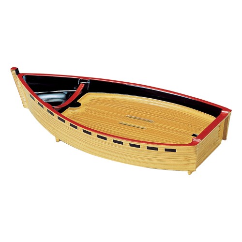 A7922-561 [A]尺1寸タレ付舟 白木 舟|業務用食器カタログ陶里30号