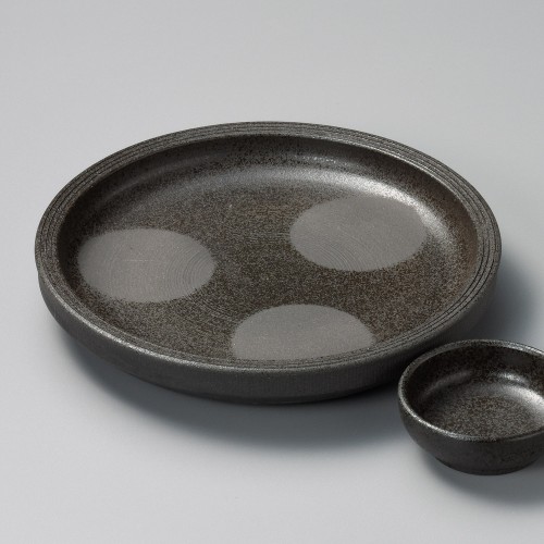 01321-461 炭化土6.3切立丸皿|業務用食器カタログ陶里30号