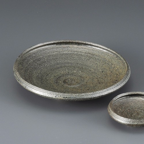 01501-451 黒灰釉6.0鉢(手造り)|業務用食器カタログ陶里30号
