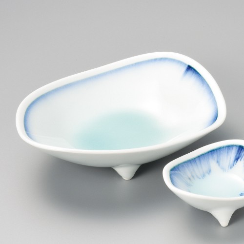 01715-131 青白磁藍流し刺身鉢|業務用食器カタログ陶里30号
