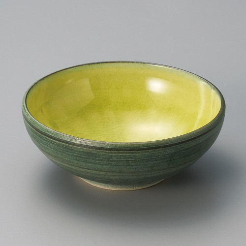 06615-431 黄緑4.5丸鉢|業務用食器カタログ陶里30号