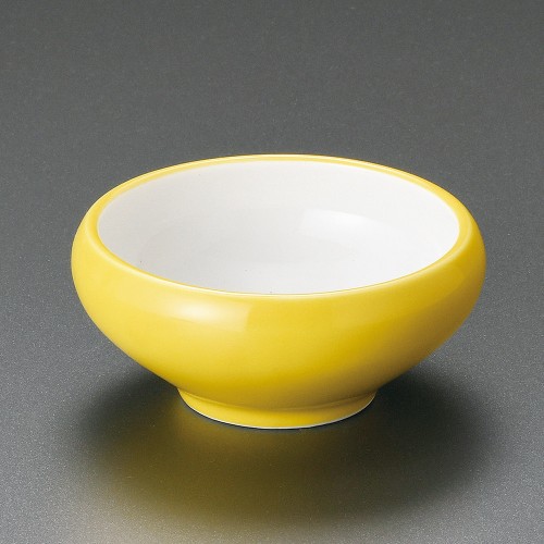 09428-021 黄釉くくり小鉢|業務用食器カタログ陶里30号