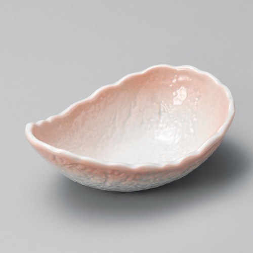 10212-051 ピンク吹クジラ鉢(小)|業務用食器カタログ陶里30号