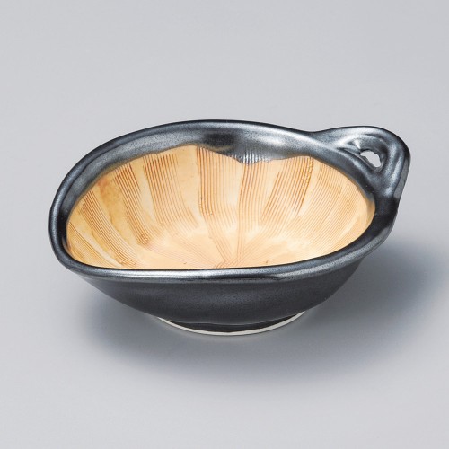 10311-321 黒釉三角すり鉢|業務用食器カタログ陶里30号