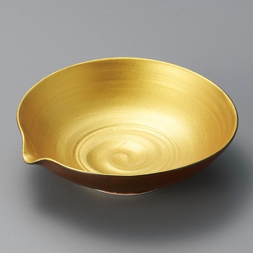 10507-401 南蛮金彩片口4寸浅鉢|業務用食器カタログ陶里30号