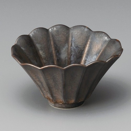 10508-081 金結晶菊型3.8小鉢|業務用食器カタログ陶里30号