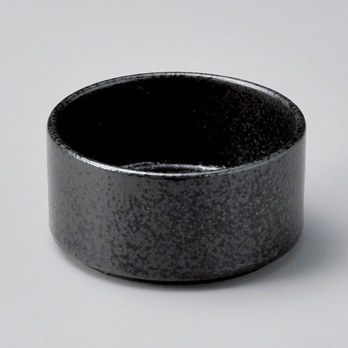 12304-081 黒結晶丸8㎝スタック鉢|業務用食器カタログ陶里30号