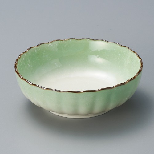 12319-131 小雪緑菊型3.5鉢|業務用食器カタログ陶里30号
