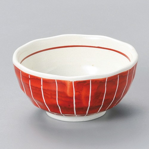 12808-321 赤巻色絵3.0鉢|業務用食器カタログ陶里30号