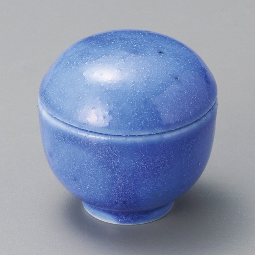 14136-221 ブルー蓋付珍味|業務用食器カタログ陶里30号