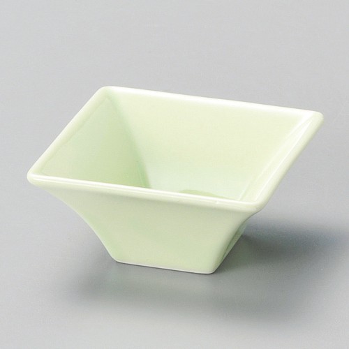 14611-111 ヒワグリーン7㎝角小鉢|業務用食器カタログ陶里30号