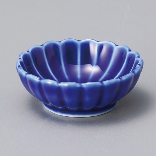 16742-191 ブルー菊型(小)|業務用食器カタログ陶里30号