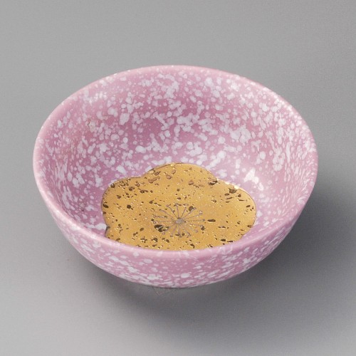 17101-181 紫釉金梅丸鉢|業務用食器カタログ陶里30号