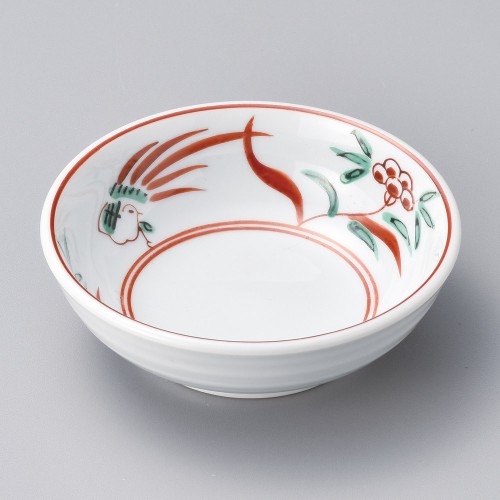 17108-341 赤絵花鳥丸鉢|業務用食器カタログ陶里30号