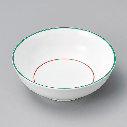 17125-511 緑彩丸型鉢|業務用食器カタログ陶里30号