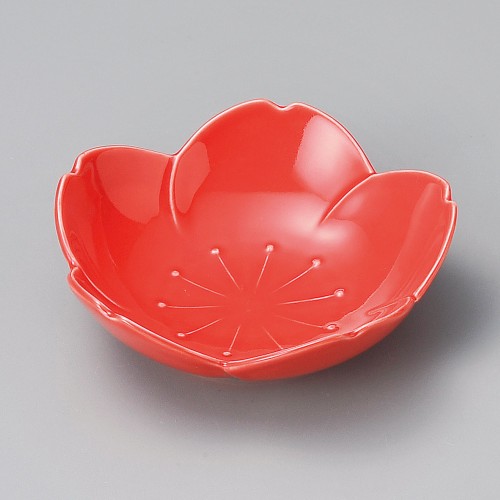 17206-021 赤桜浅鉢|業務用食器カタログ陶里30号
