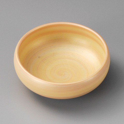 17221-081 金彩オレンジ巻鉄鉢|業務用食器カタログ陶里30号