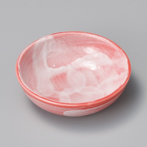 17225-081 赤楽丸鉢|業務用食器カタログ陶里30号