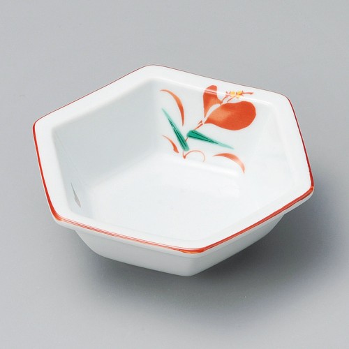 17308-341 花ひらり六角鉢|業務用食器カタログ陶里30号