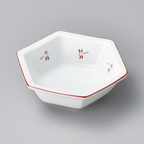 17310-341 トンボ六角鉢|業務用食器カタログ陶里30号