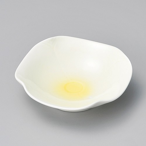 17314-021 黄釉四方皿|業務用食器カタログ陶里30号