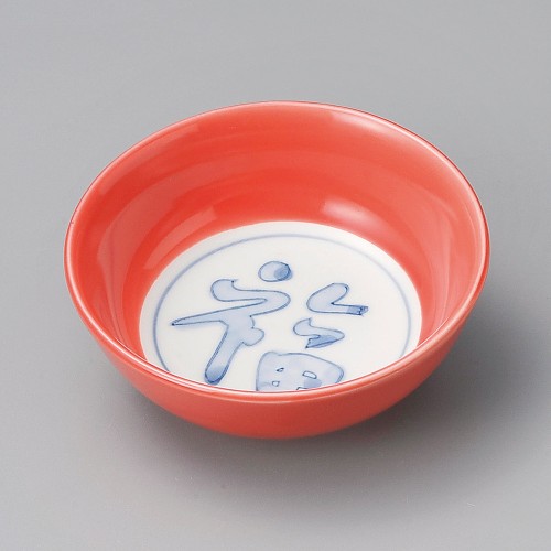 17323-521 柿釉福丸小鉢|業務用食器カタログ陶里30号