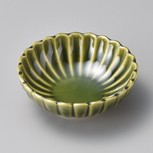 17422-191 織部丸菊型浅鉢|業務用食器カタログ陶里30号