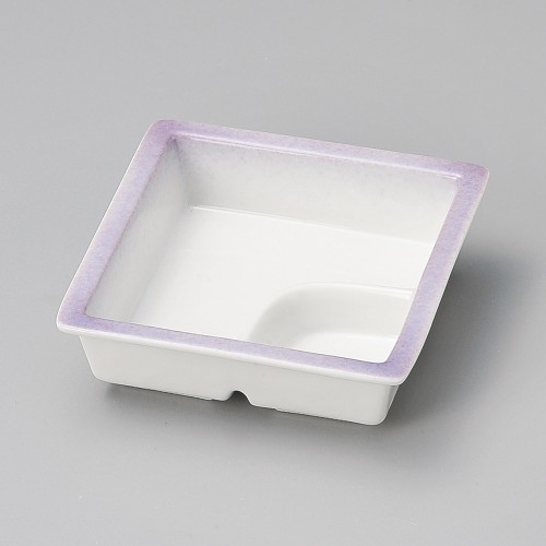 17936-471 紫吹仕切付角鉢|業務用食器カタログ陶里30号