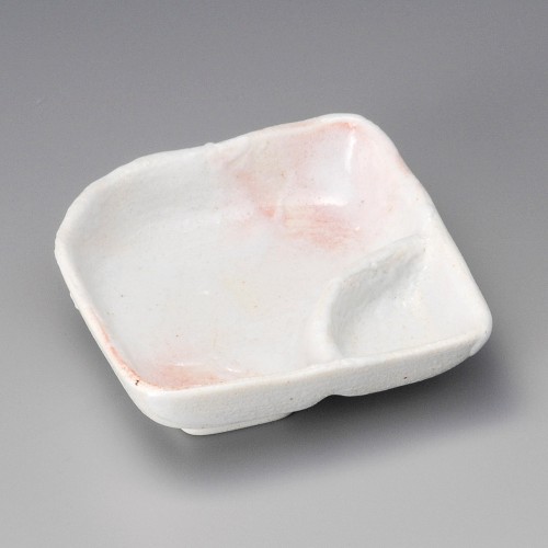 17941-251 白刷毛タタキ角仕切鉢|業務用食器カタログ陶里30号