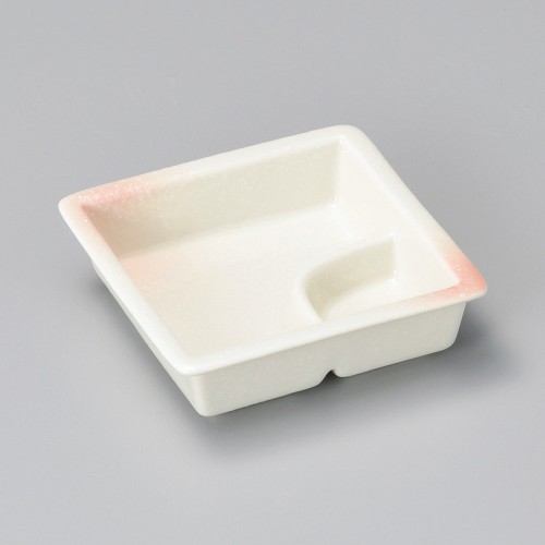 17942-051 ピンク吹仕切鉢|業務用食器カタログ陶里30号