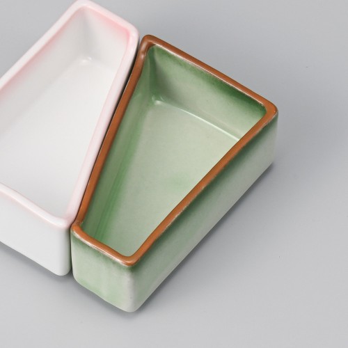 18135-321 緑彩台形鉢|業務用食器カタログ陶里30号