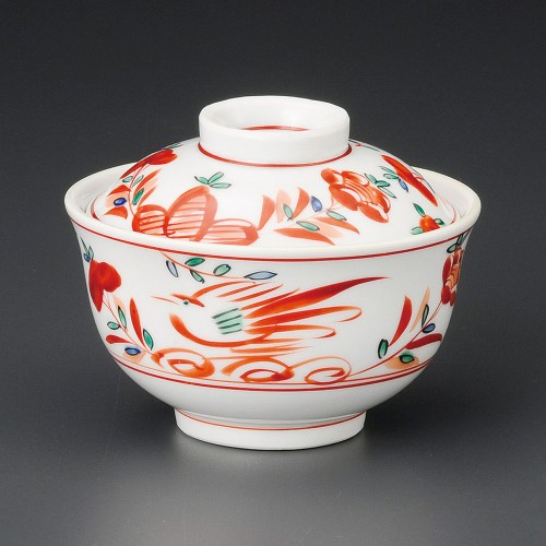 18207-471 懐石赤絵万歴花鳥煮物碗|業務用食器カタログ陶里30号