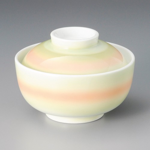 18413-231 二色吹(若草オレンジ)円菓子碗|業務用食器カタログ陶里30号